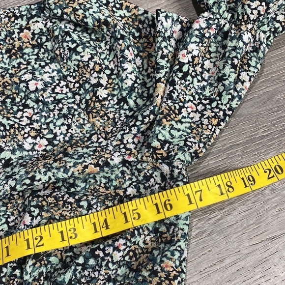 Vero Moda WOMEN’S MULTICOLOR FLORAL RUFFLE MINI DRESS SZ S - Picture 9 of 12